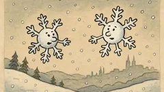 Vtip: Potkají se dvě sněhové vločky