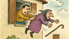 Vtip: Zeť vyhazuje tchyni z okna…