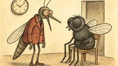 Vtip: Co vznikne zkřížením komára a mouchy?