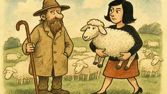 Vtip: Přijde blondýnka k pastýři pro ovečku