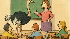 Vtip: Děti, víte, co je pštros?