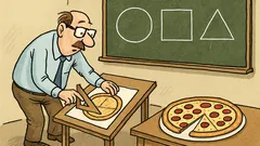 Vtip: Geometrie je jako pizza…