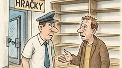 Vtip: V noci nám vykradli hračkářství