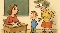 Vtip: Paní učitelko, babička má 90!