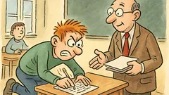 Vtip: Extrémní sport: psaní úkolu na poslední chvíli