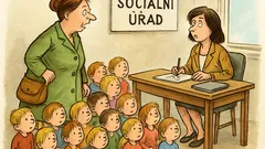 Vtip: Přijde žena na sociálku pro podporu