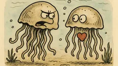 Vtip: Říká medúza medúze: Nemáš srdce!