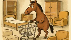 Vtip: Víte, kam chodí koně nakupovat?