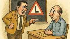 Vtip: Instruktor: „Čím je váš otec?“