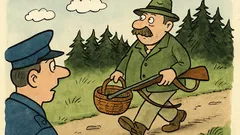 Vtip: „Kam jdete?“ „Do lesa…“