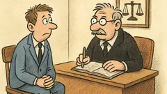 Vtip: Mladý právník u zkoušky: Co je podvod?