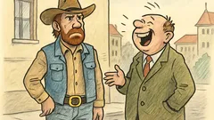 Vtip: Kdo se směje Chucku Norrisovi…