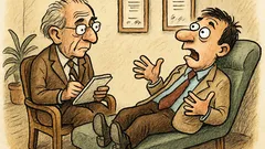 Vtip: Jak psychoanalytik pozná blázna?