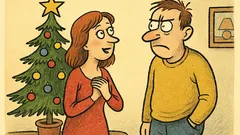 Vtip: Miláčku, přeju si miminko pod stromeček