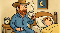 Vtip: Chuck Norris pije kafe před spaním