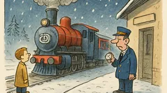 Vtip: České dráhy natáčí Polární expres, ale nestíhají