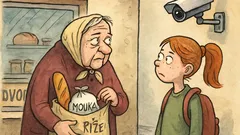 Vtip: Povídá babička vnučce o pěti korunách