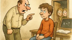 Vtip: Jak to, že máš z matiky pětku?