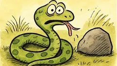 Vtip: Poslední slova smrtelně jedovatého hada…