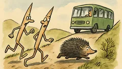 Vtip: Běží dvě párátka do kopce…