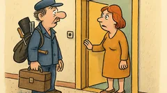 Vtip: Zazvoní zvonek u dveří…