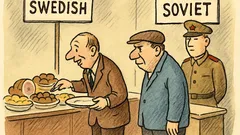 Vtip: Rozdíl mezi švédským a sovětským stolem?