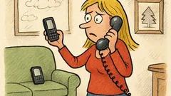 Vtip: Blondýnka volá na zapomenutý mobil