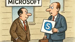 Vtip: Microsoft koupí Skype za miliardy…