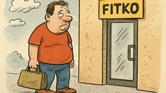 Vtip: Roman jde do fitka reklamovat výsledky