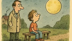 Vtip: Proč koukáš na ten měsíc?