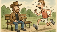 Vtip: Chuck Norris sedí rychleji než ty běžíš