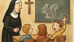 Vtip: V křesťanské škole se ptá učitelka