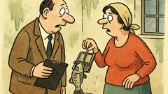 Vtip: Paní, byt je prý vlhký?