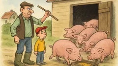 Vtip: Jeník, prasata a 17. listopad