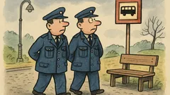 Vtip: Přijdou dva policajti na zastávku