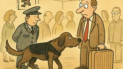 Vtip: Pejsek si tě vybere… na letišti?