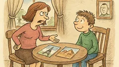 Vtip: Mamka: Pepíčku, koho máš raději?