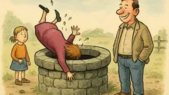 Vtip: Rodinka přijde ke studni přání…