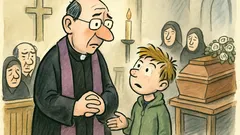 Vtip: Na pohřbu se ptá na Wi‑Fi