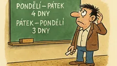 Vtip: Pondělí–pátek jsou 4 dny…