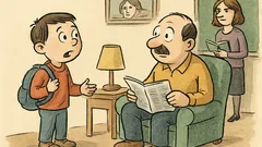 Vtip: Pepíček: „Tati, naše paní učitelka je stalkerka!“