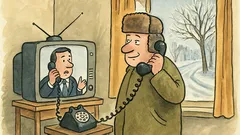 Vtip: Američan volá Rusovi o zimě