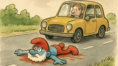 Vtip: Co se stane z taťky Šmouly?