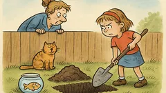 Vtip: Sousedka: Proč kopeš tu díru?