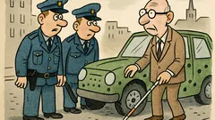 Vtip: Po divoké honičce městem...