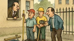 Vtip: Tři podnikatelé se přihlásí na opravu plotu