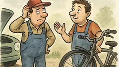 Vtip: Automechanik potká cyklomechanika na dílně