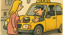 Vtip: Taxikář: „Bude to 250 Kč…“