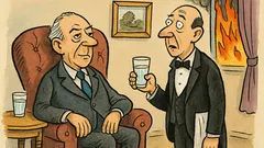 Vtip: „Jamesi, doneste mi sklenku vody…“