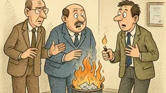 Vtip: Tři profesoři v kanceláři, začne hořet…